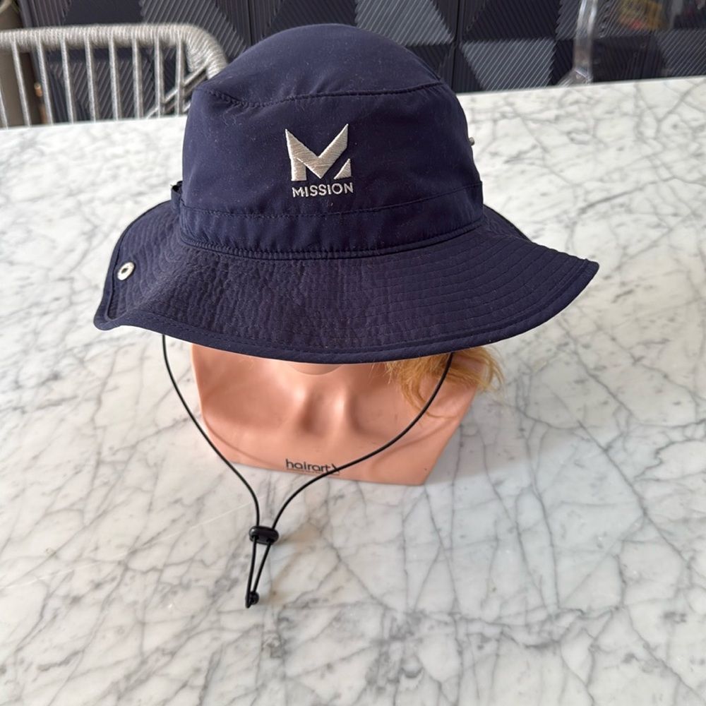 Mission Cooling Bucket Hat UPF 50, Navy OS